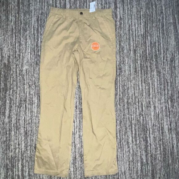 The Children’s‎ Place Boys Size 10 Pull On Khaki Pants Tan Stretch Uniform - Picture 1 of 6